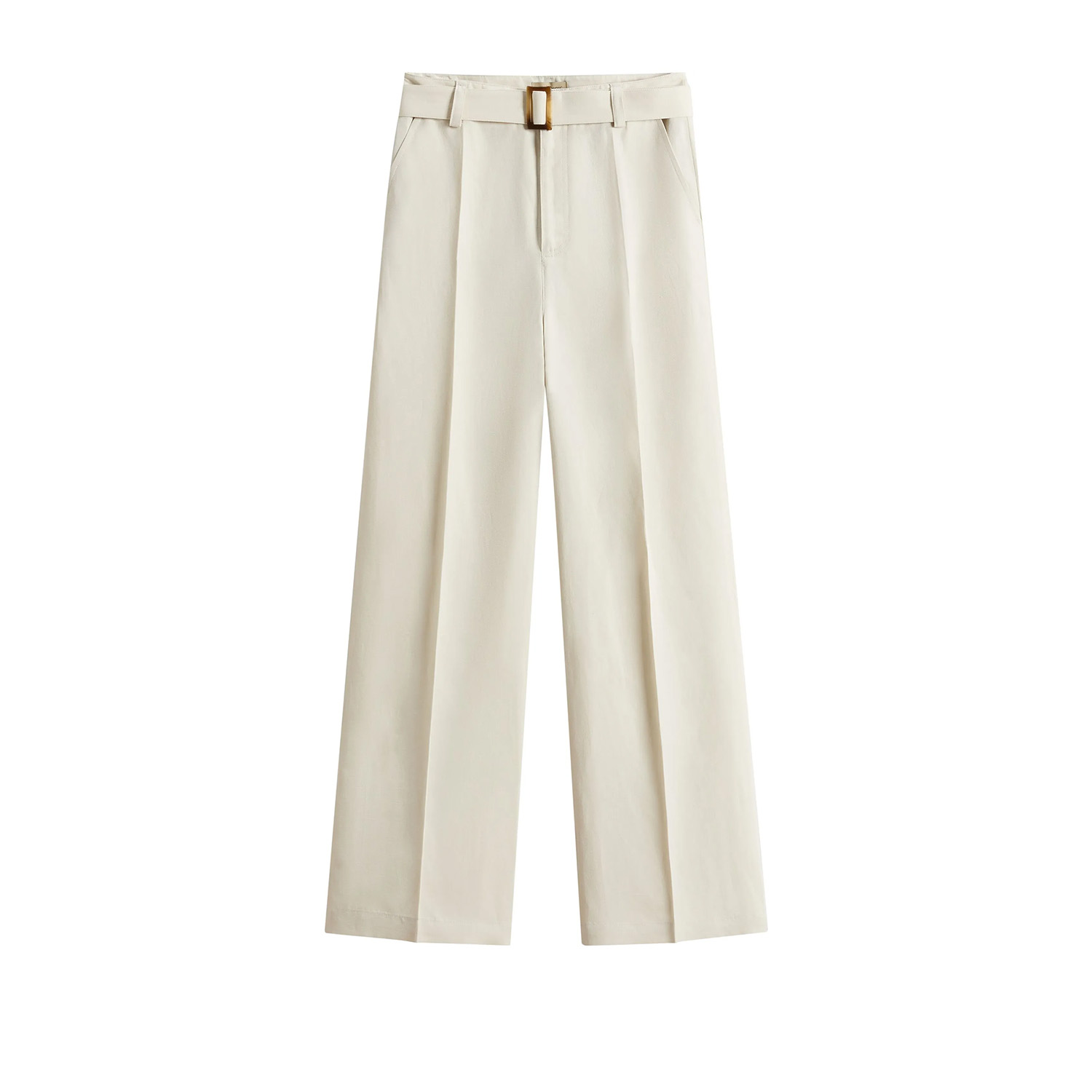 woolrich_broek_ecru_viscose_linen_pant