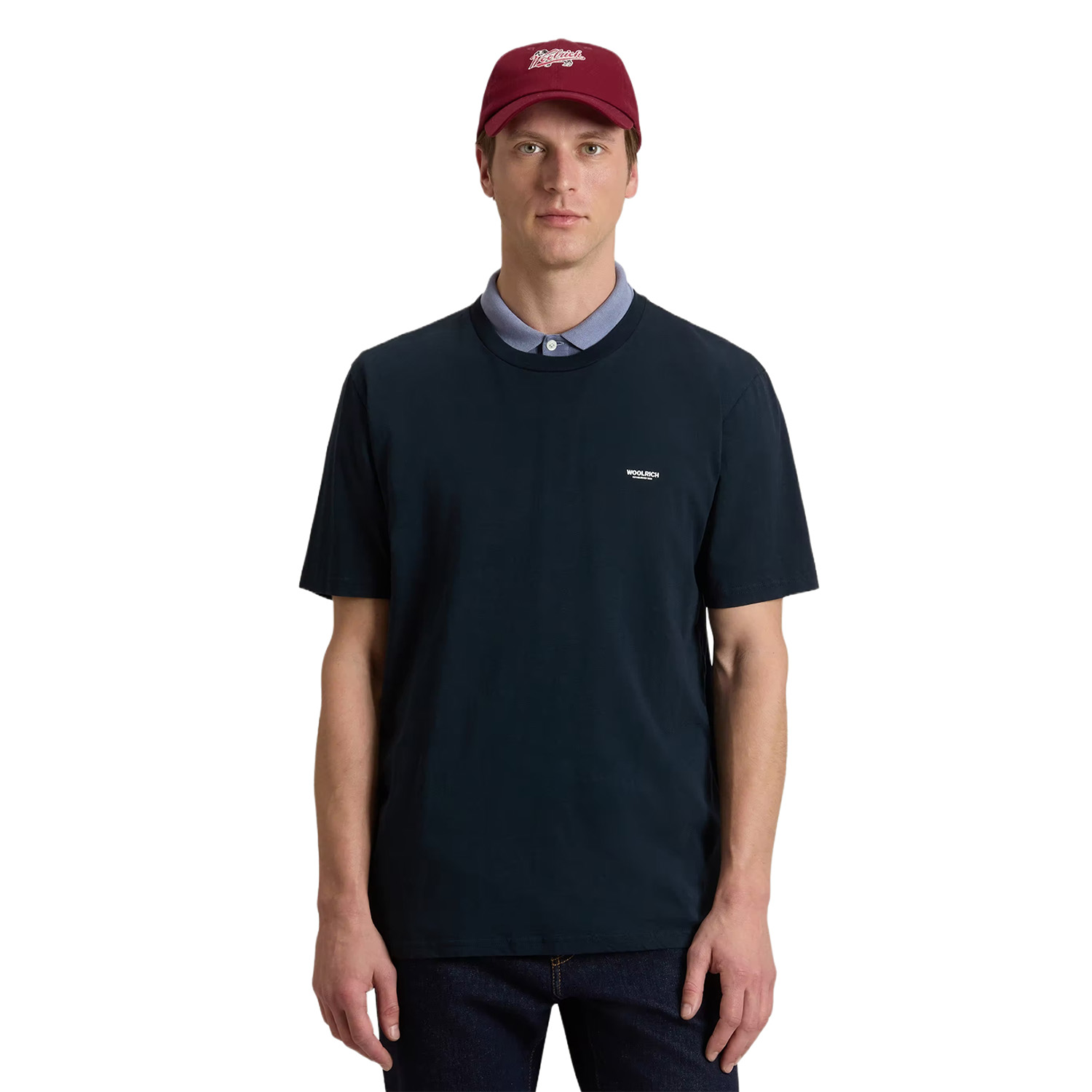 woolrich_t_shirt_donkerblauw