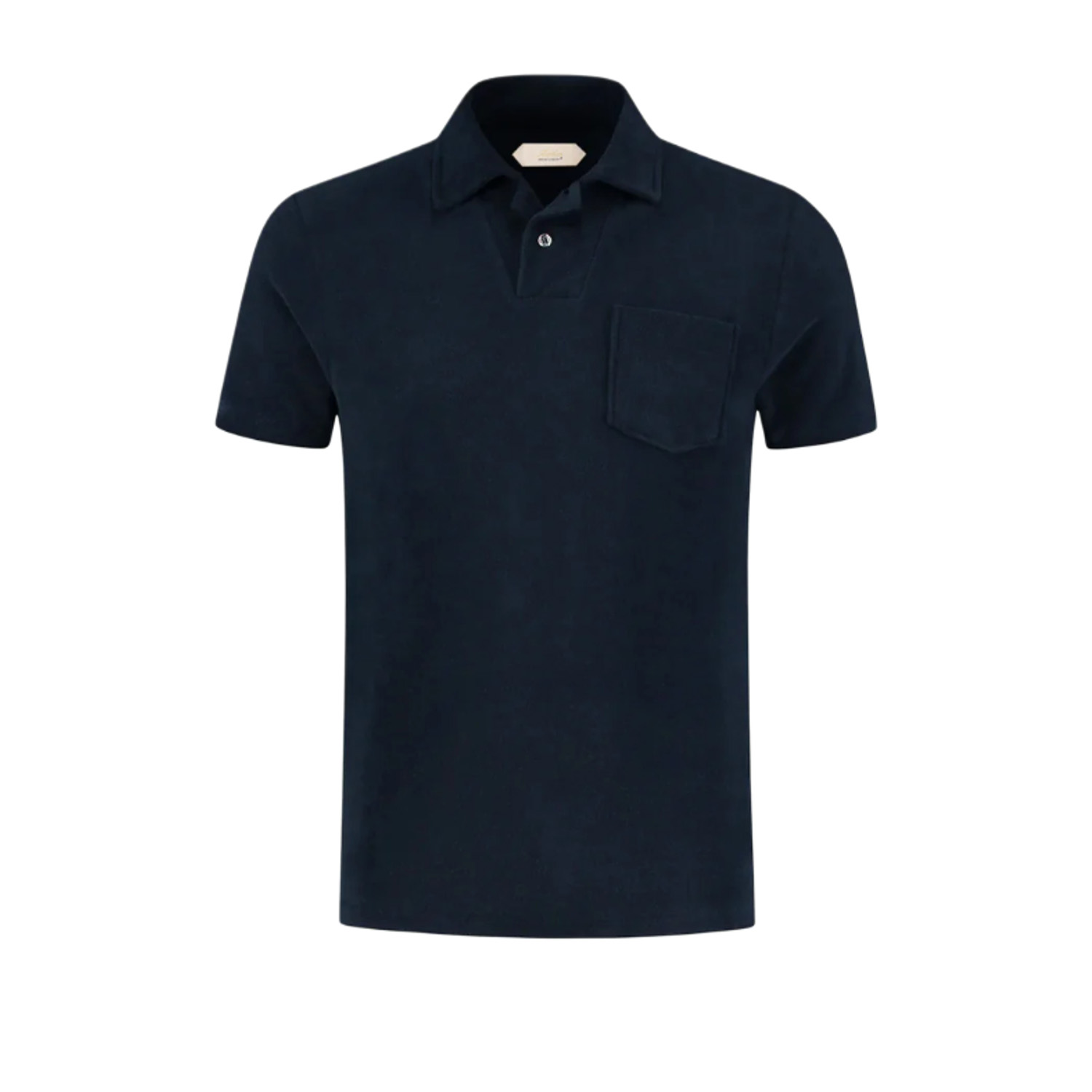 aurelien_badstof_polo_donkerblauw