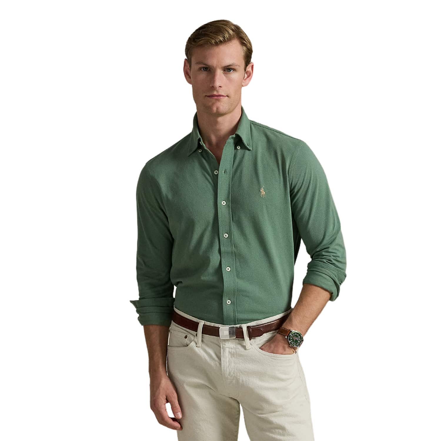 polo_ralph_lauren_overhemd_lichtgroen_710654408