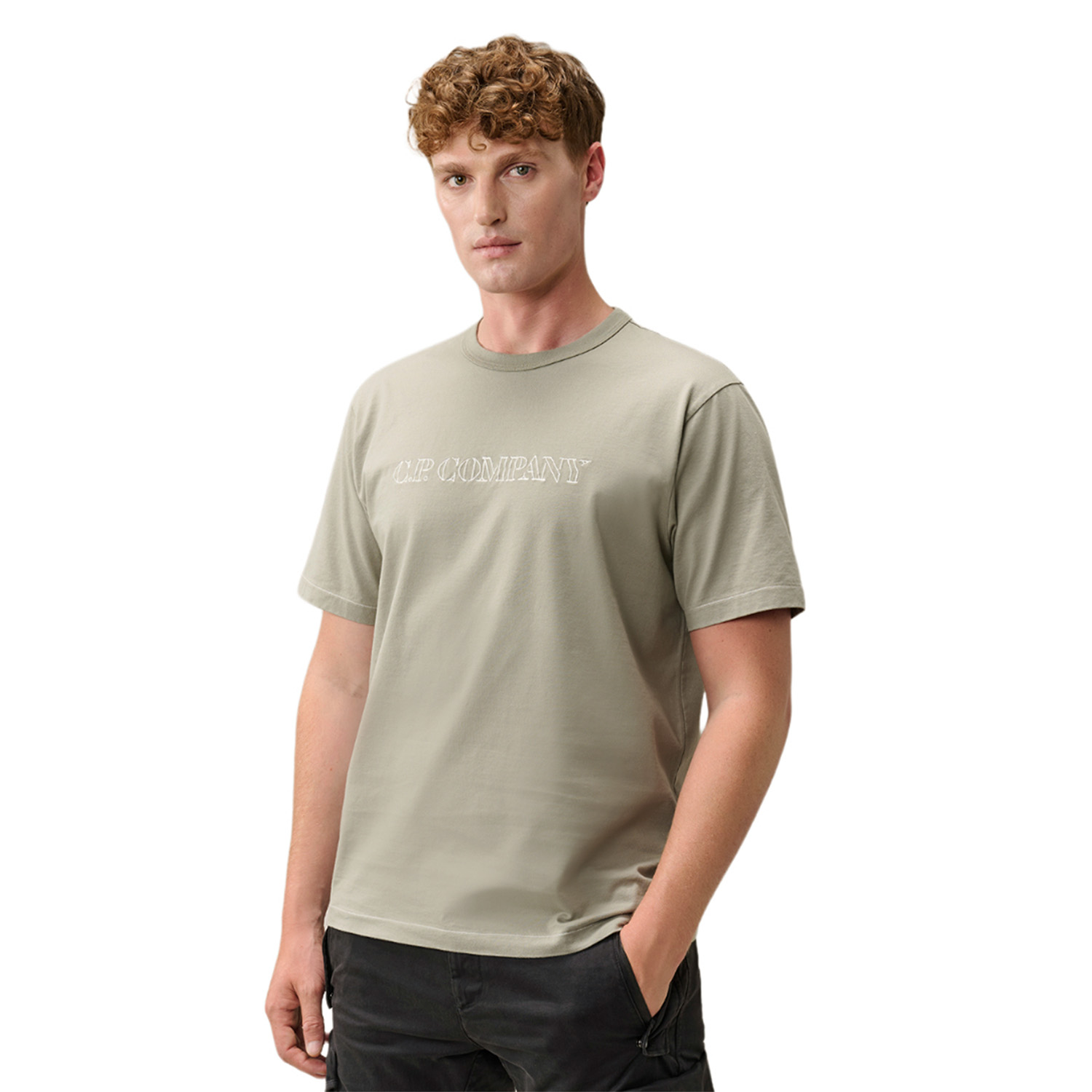 c_p_company_t_shirt_groen_beige_21cmts169a_110580w
