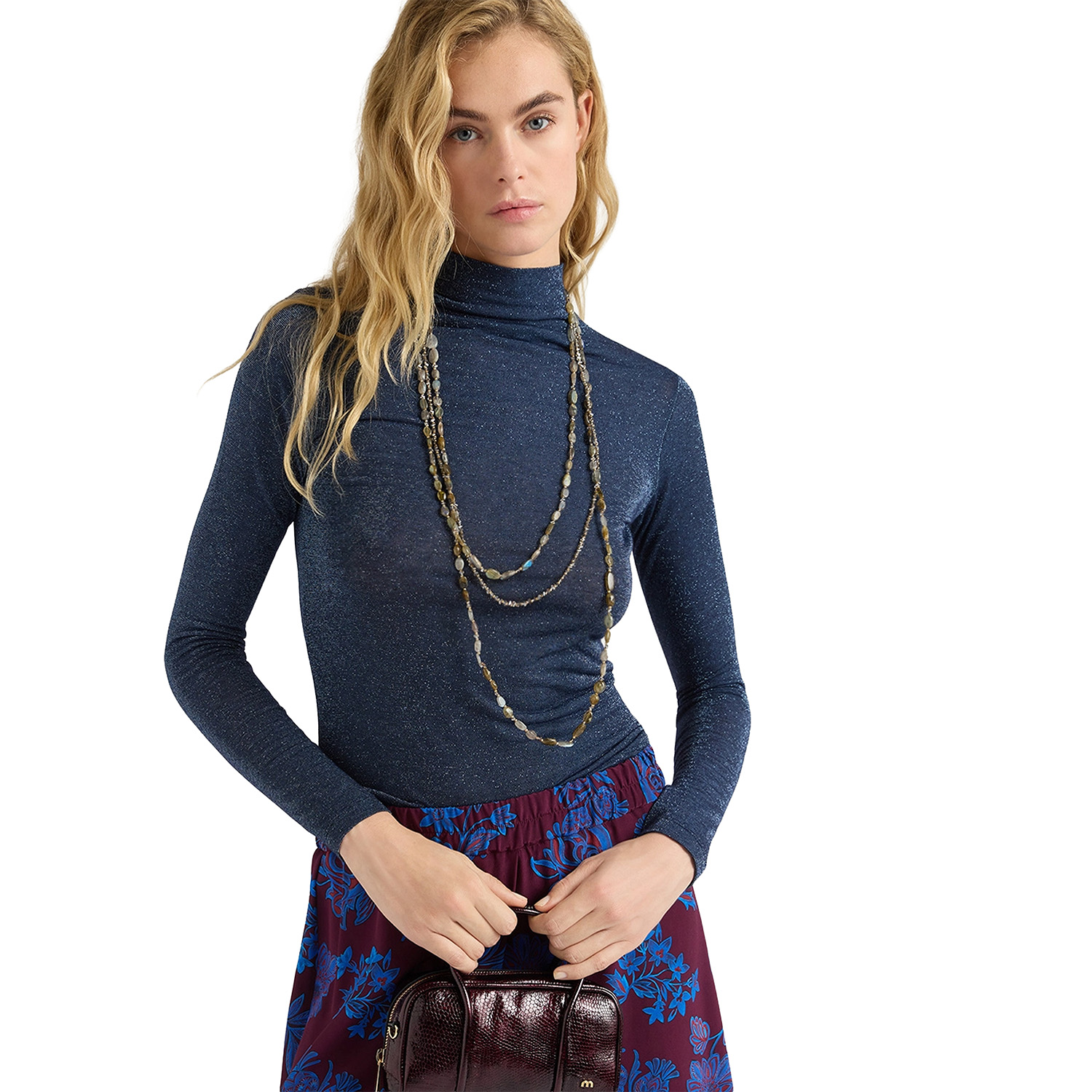 momoni_t_shirt_lange_mouw_ine_donkerblauw
