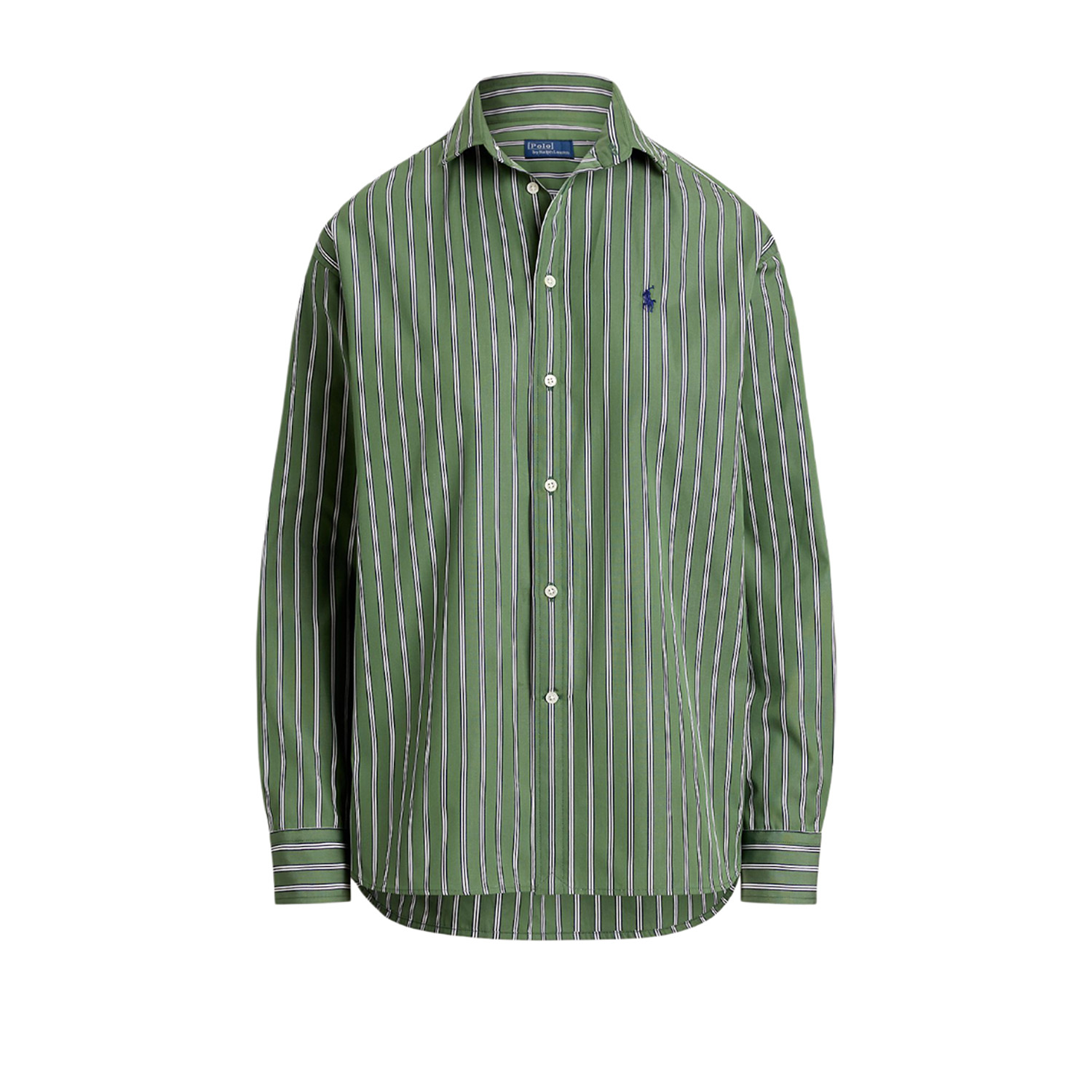 polo_ralph_lauren_blouse_gestreept_donkergroen_wit_211910743