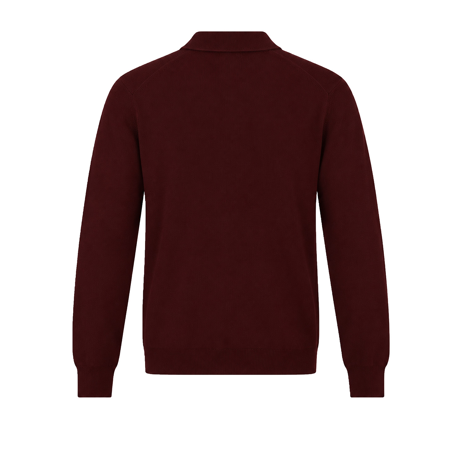 gran_sasso_gebreide_polo_donkerrood_57120_14263