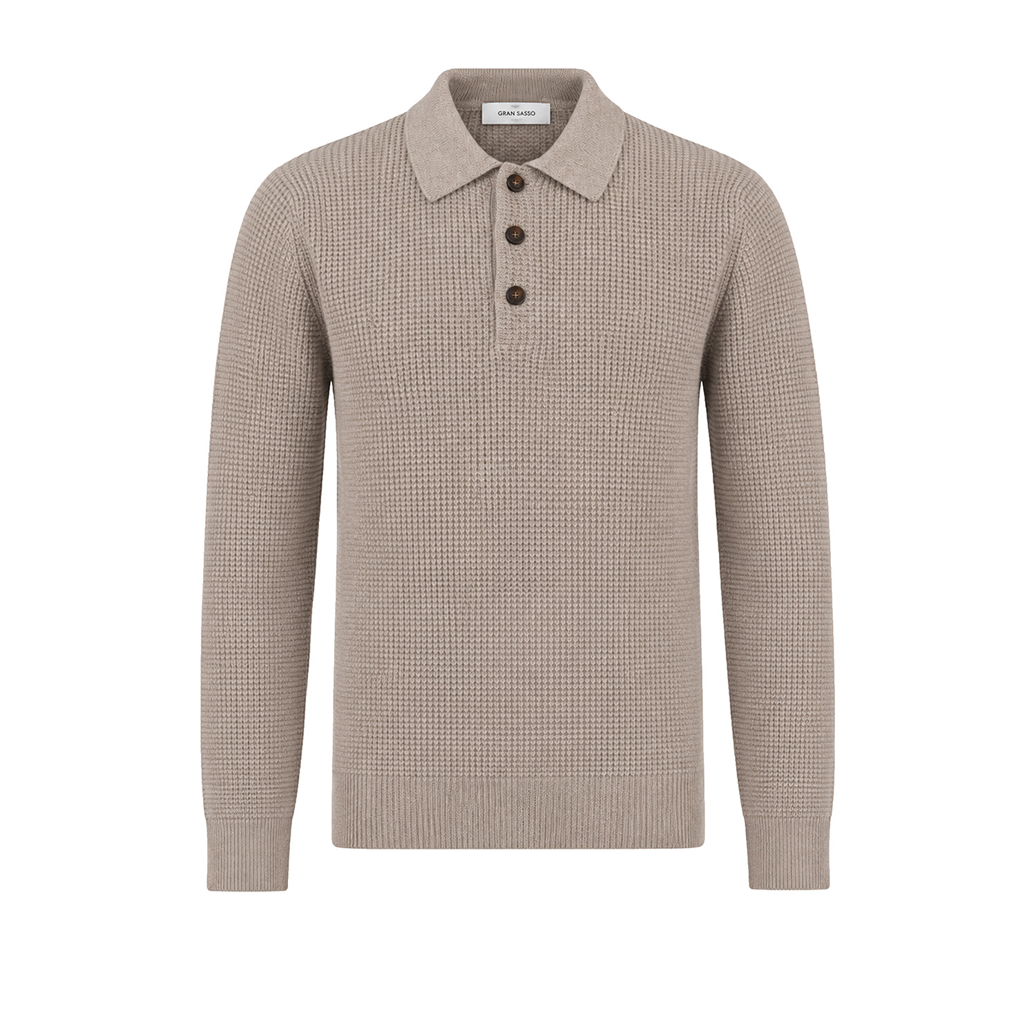 gran_sasso_gebreide_polo_beige_57125_14274