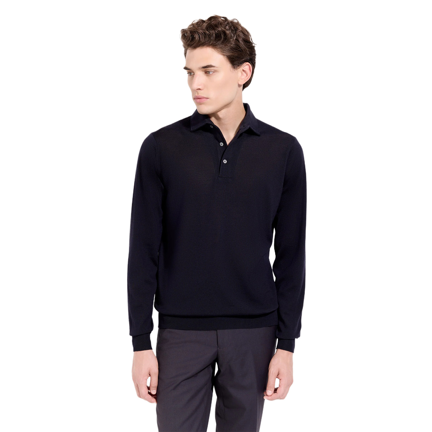 filippo_de_laurentiis_gebreide_polo_donkerblauw_pl1mlpar_rm16r