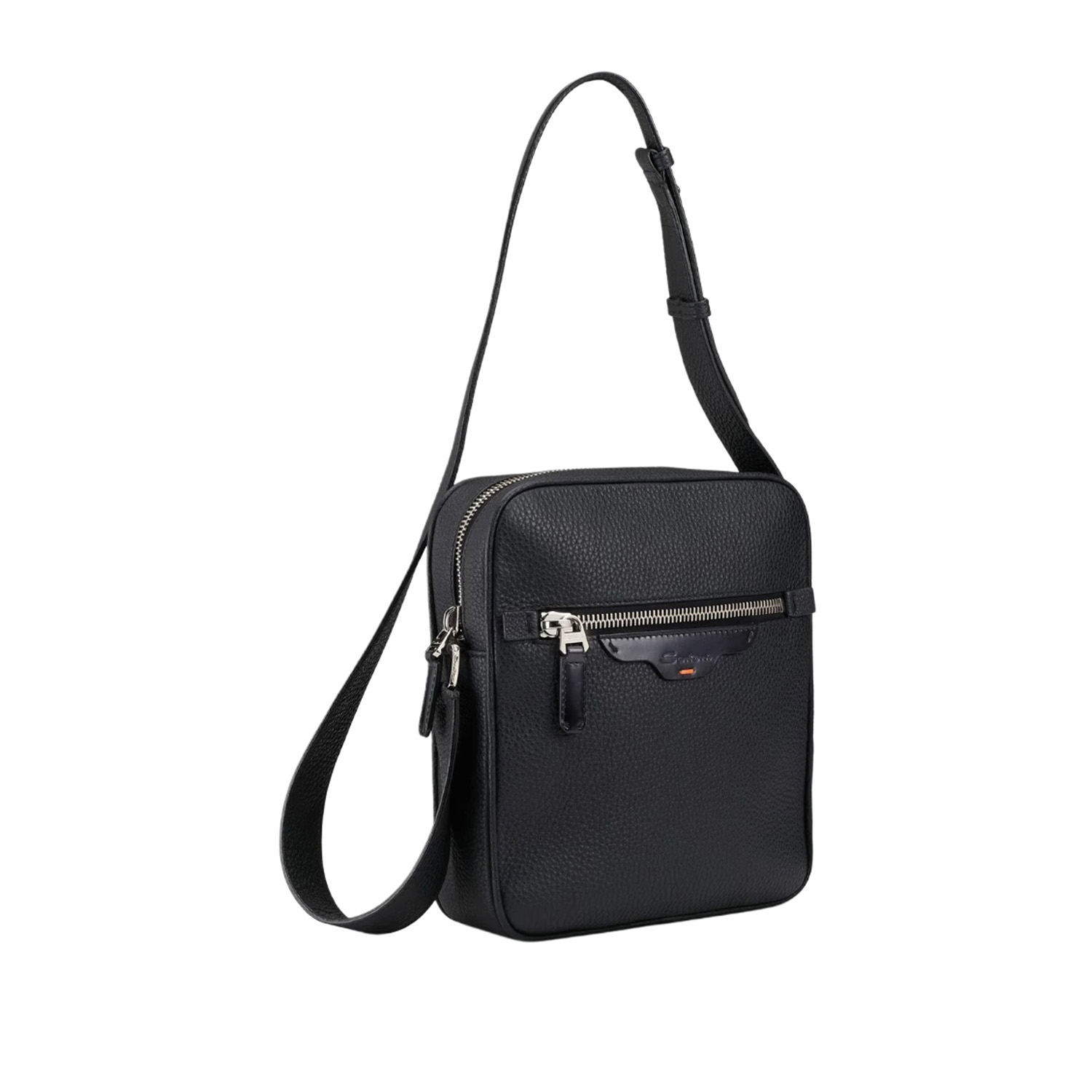 santoni_schoudertas_zwart_uibba2913en