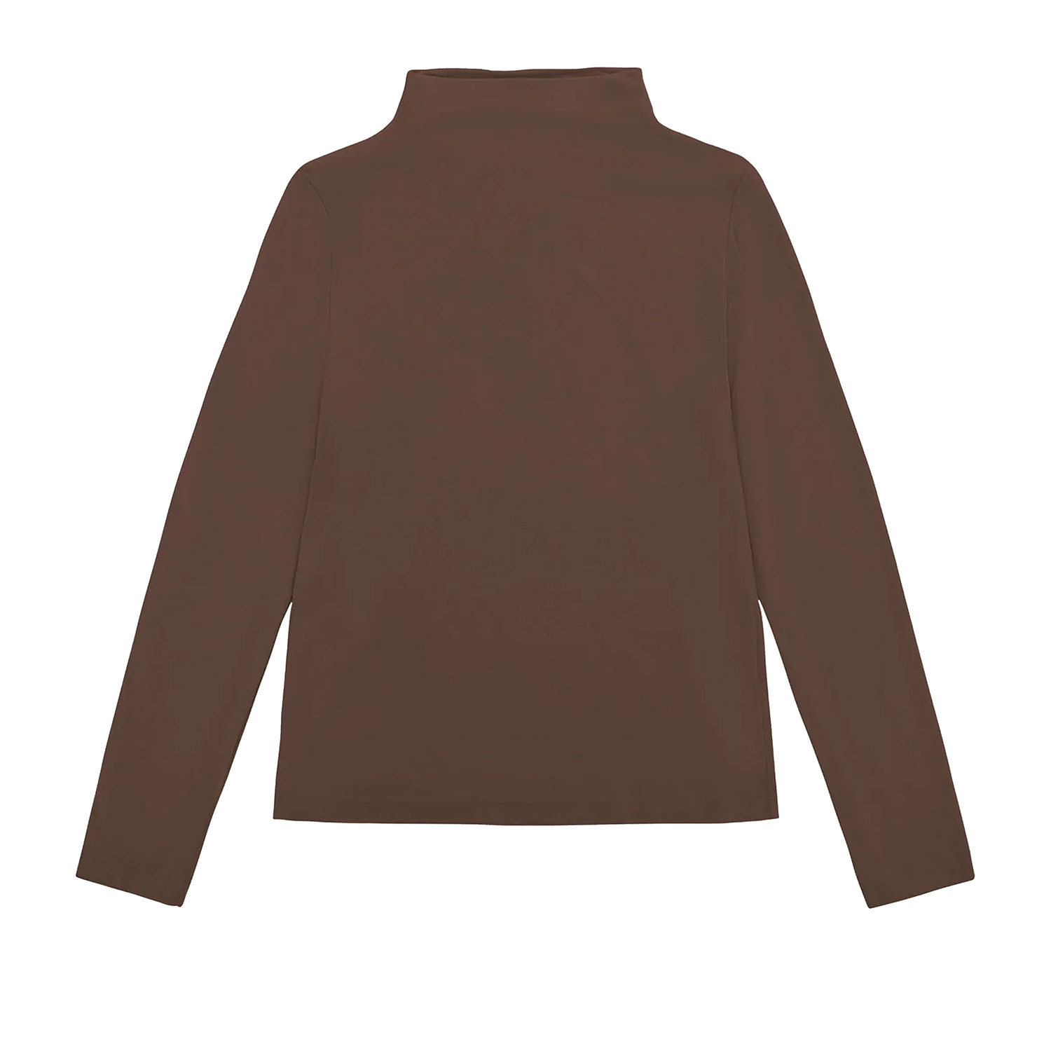 circolo_t_shirt_lange_mouw_bruin_fd4102