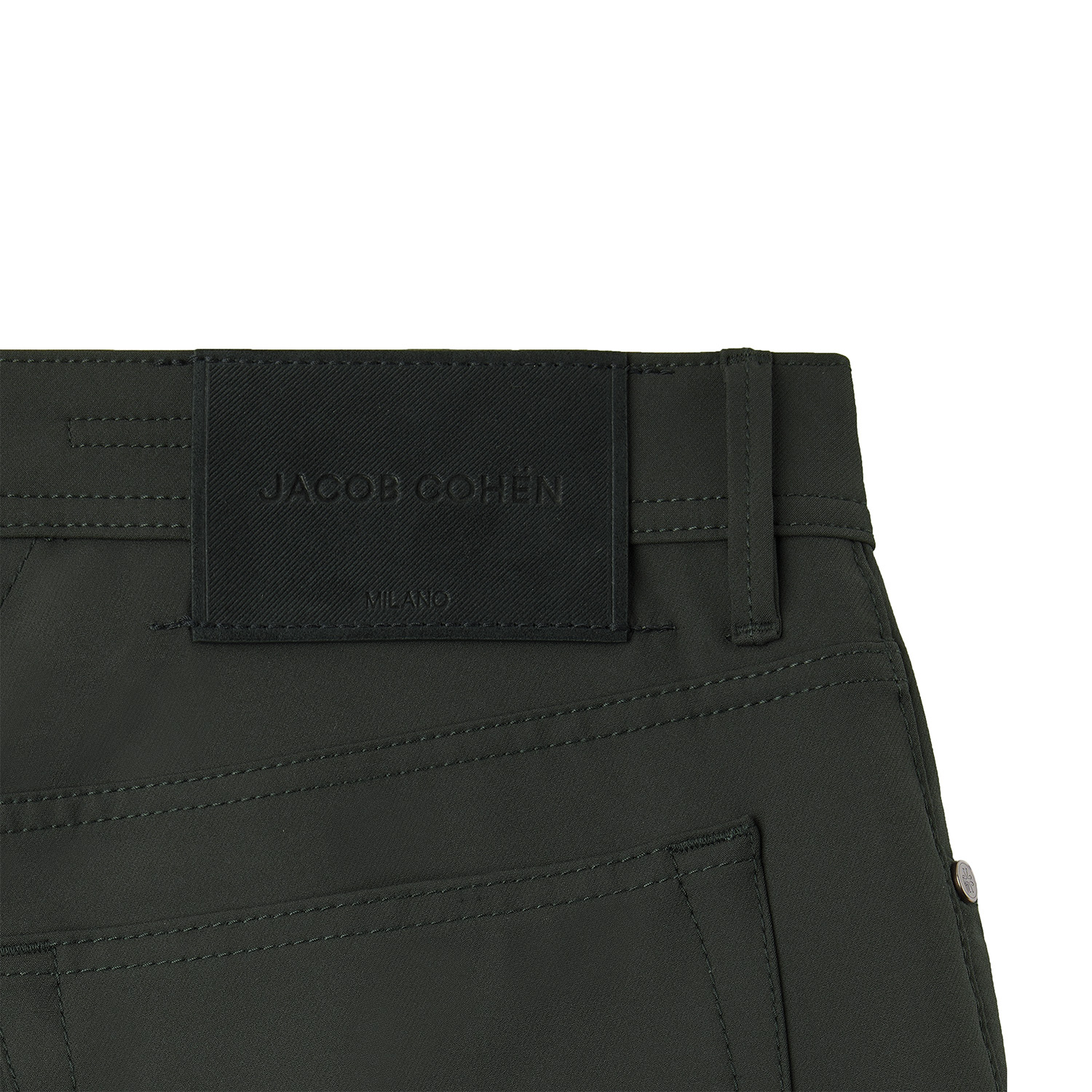 jacob_cohen_stretch_broek_s3961_bard_fast_donkergroen