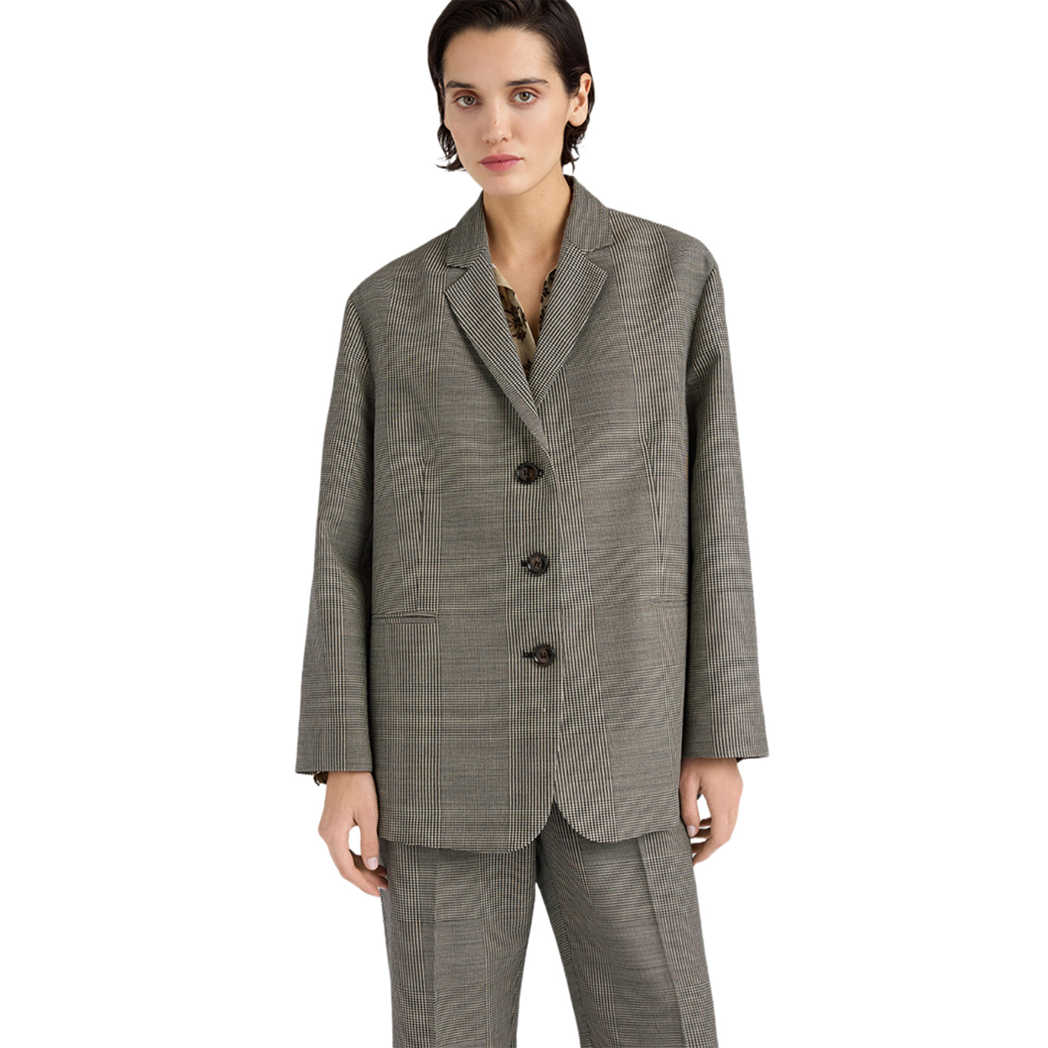 momoni_blazer_candy_ecru_zwart