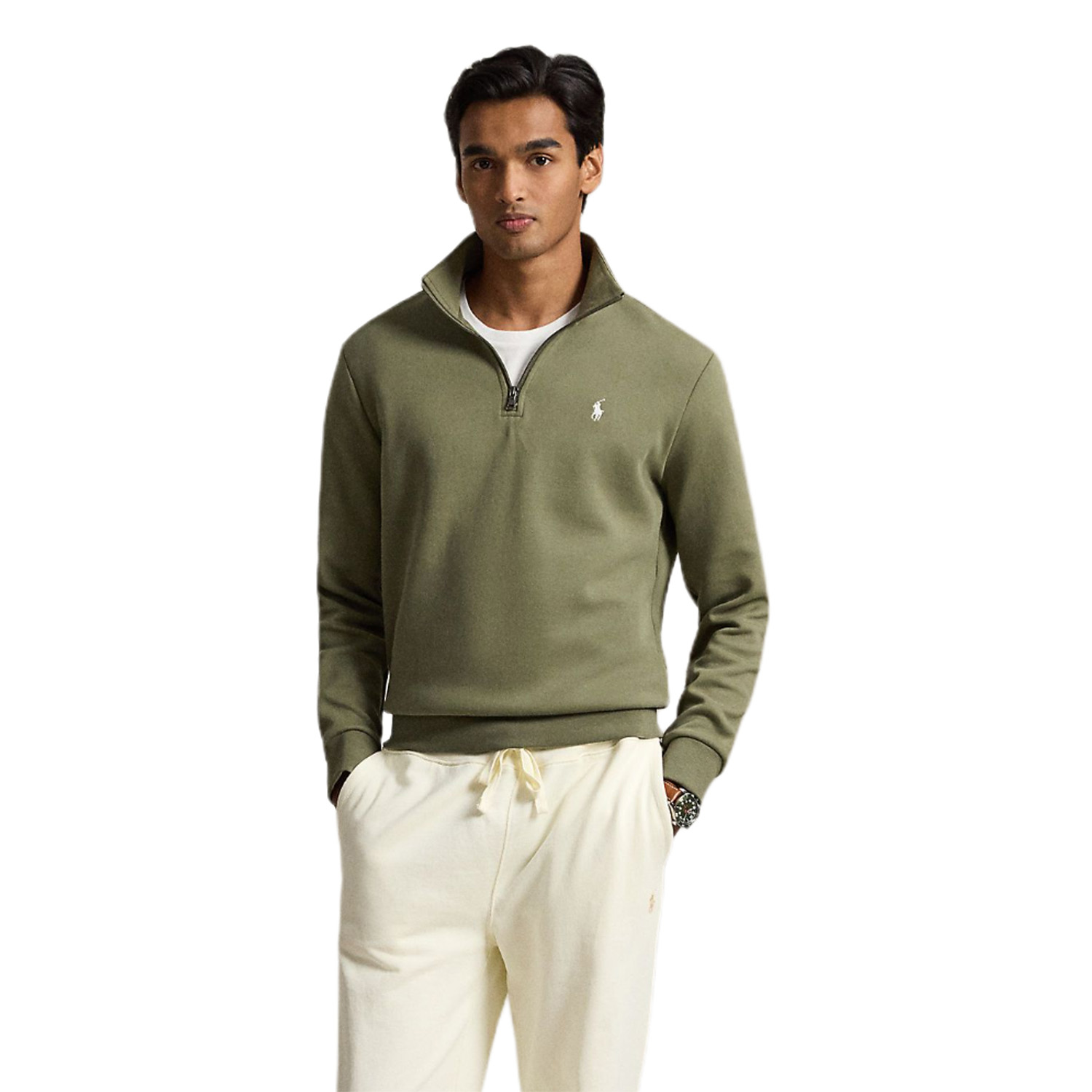 polo_ralph_lauren_half_zip_sweater_groen_710p06234