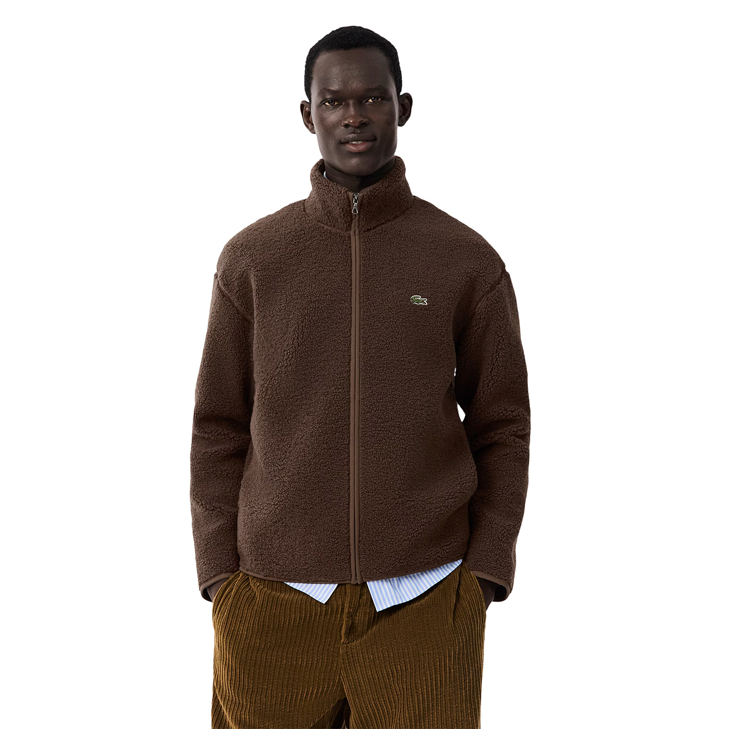 lacoste_vest_bruin_bh8672