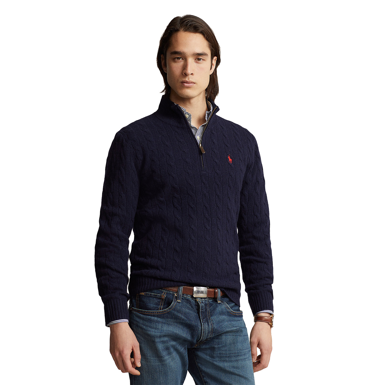 polo_ralph_lauren_kabel_half_zip_donkerblauw_710876766